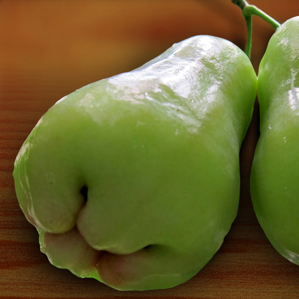 Pomme rose verte